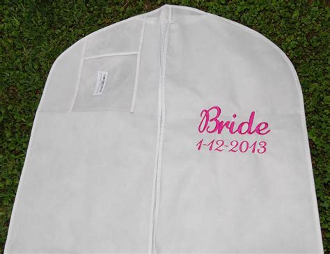 personalized wedding dress garment bag